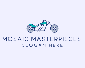 Motorcycle Race Biker  logo design