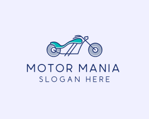 Motorcycle Race Biker  logo design