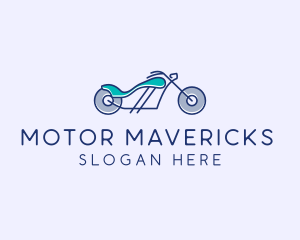 Motorcycle Race Biker  logo design