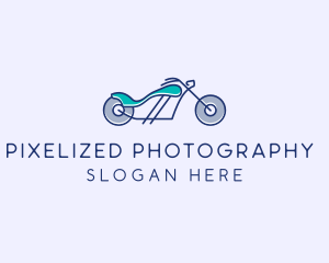 Motorcycle Race Biker  logo design