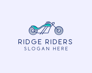 Motorcycle Race Biker  logo design