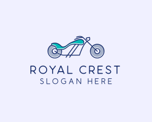 Motorcycle Race Biker  logo design