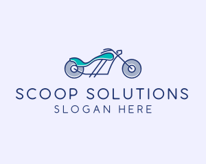 Motorcycle Race Biker  logo design