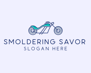 Motorcycle Race Biker  logo design