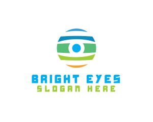 Surveillance Camera Eye logo design