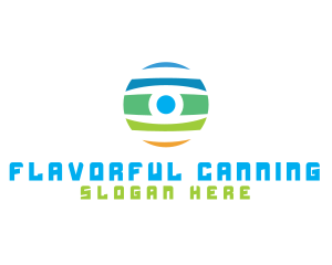 Surveillance Camera Eye logo design