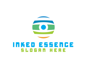 Surveillance Camera Eye logo design