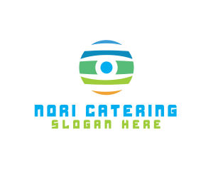 Surveillance Camera Eye logo design