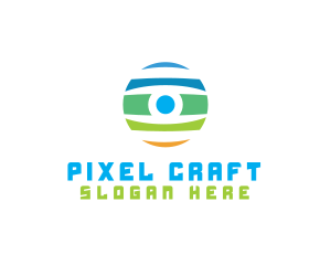 Surveillance Camera Eye logo design