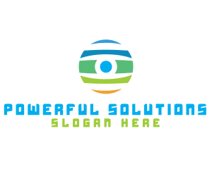 Surveillance Camera Eye logo design