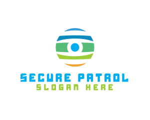 Surveillance Camera Eye logo design