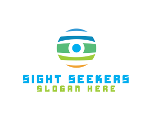 Surveillance Camera Eye logo design