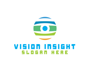 Surveillance Camera Eye logo design