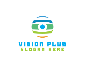 Surveillance Camera Eye logo design