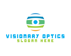 Surveillance Camera Eye logo design