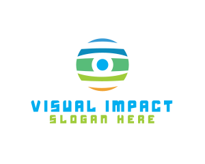 Surveillance Camera Eye logo design