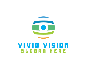 Surveillance Camera Eye logo design