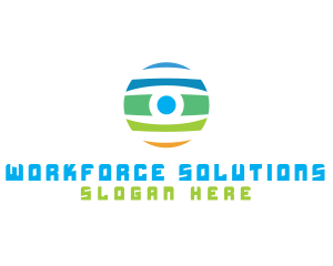 Surveillance Camera Eye logo design