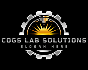 Laser Steelwork Fabrication logo design