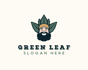 Beard Man Marijuana  logo