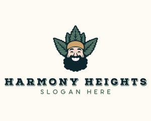 Beard Man Marijuana  logo