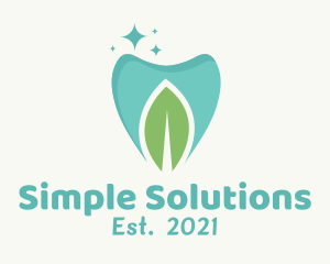 Mint Dental Tooth logo design