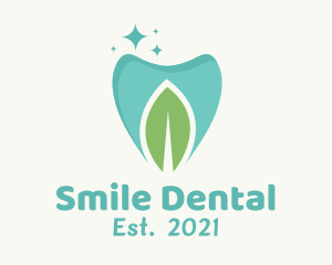 Mint Dental Tooth logo design