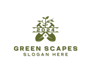 Landscaping Garden Shovel logo