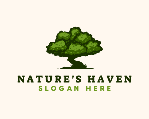 Natural Tree Nature  logo design