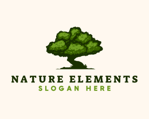 Natural Tree Nature  logo design