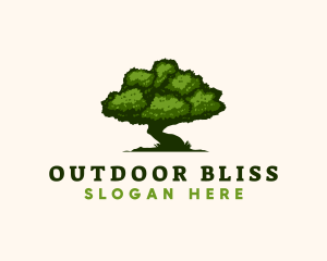 Natural Tree Nature  logo design