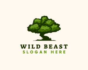 Natural Tree Nature  logo design