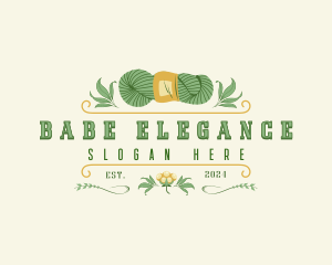 Elegant Cotton Yarn logo design