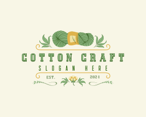 Elegant Cotton Yarn logo design