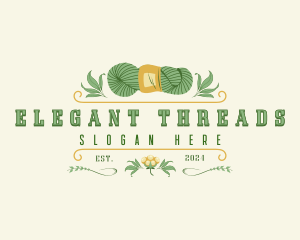 Elegant Cotton Yarn logo design