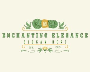 Elegant Cotton Yarn logo design