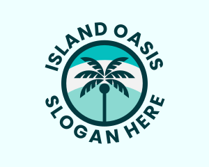 Summer Tree Island logo design