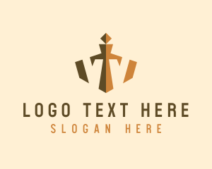 Bronze Crown Sword logo