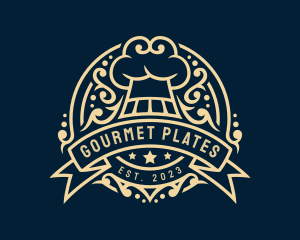 Chef Toque Gourmet logo design