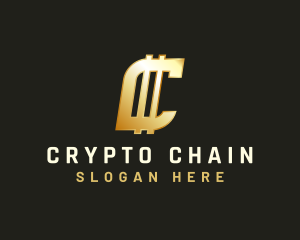 Currency Crypto Finance logo design