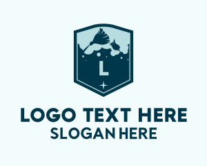 Letter - Cleaning Service Letter logo design