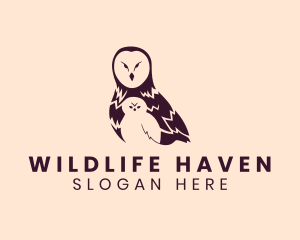 Wildlife Owl & Owlet  logo design