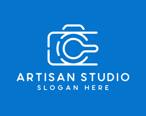 Minimalist Digital Camera  logo design