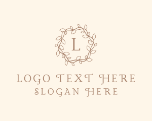 Ornamental Leaves Wreath logo