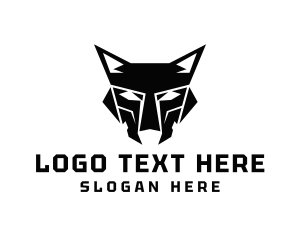 Geometric Wolf Head Logo