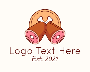 Meat - Meat Butcher Food logo design