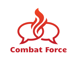 Fire Messaging Chat logo