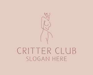 Naked Female Body logo design