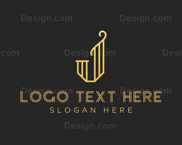 Elegant J Lettermark Logo