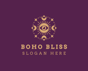 Boho Spiritual Eye logo